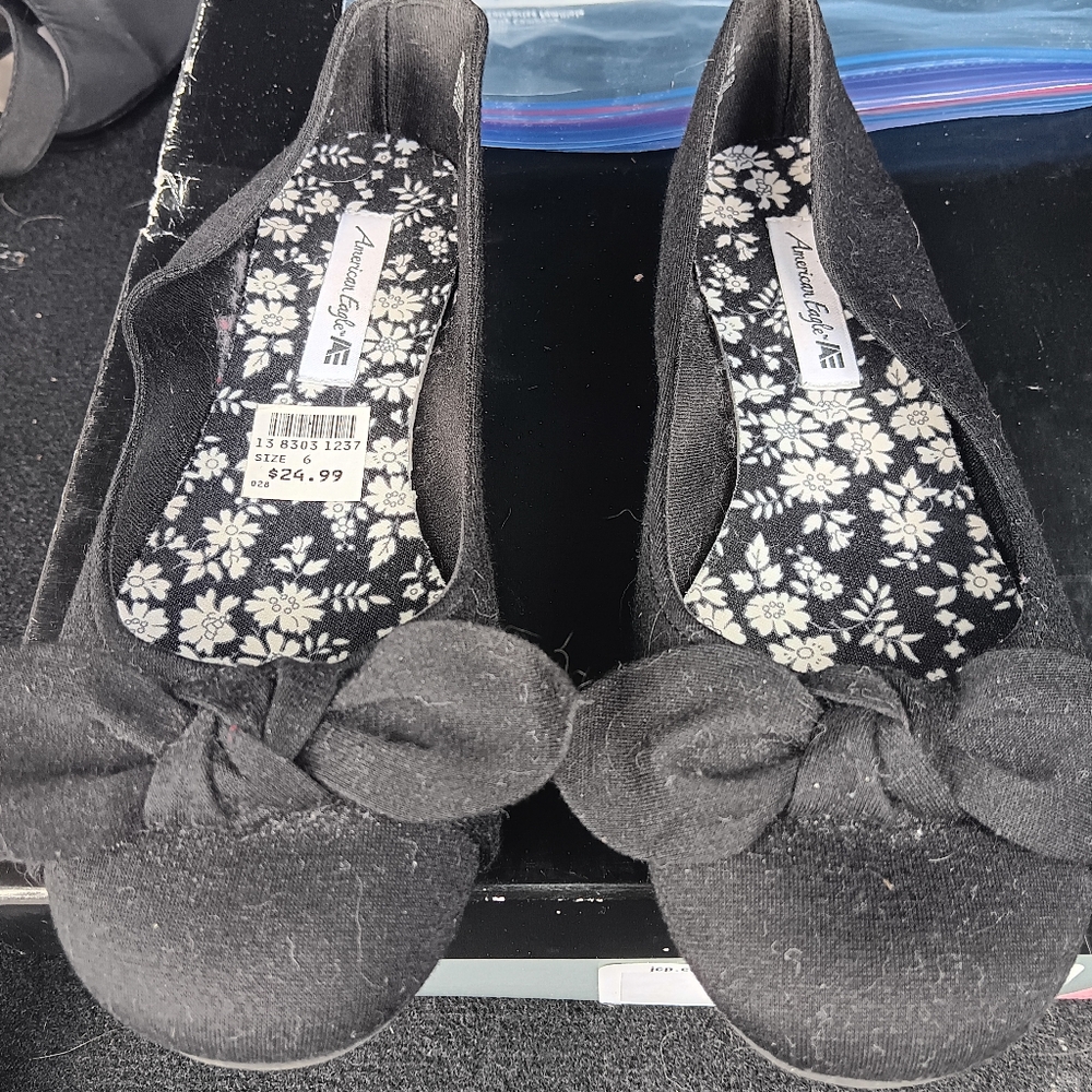 Black flats